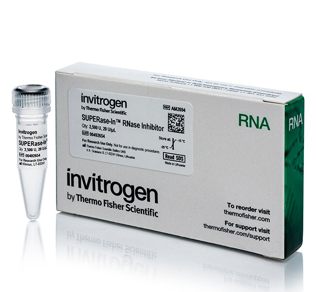 SUPERase·In™ RNase Inhibitor (20 U/μL) 2500 U Buy Online Invitrogen™